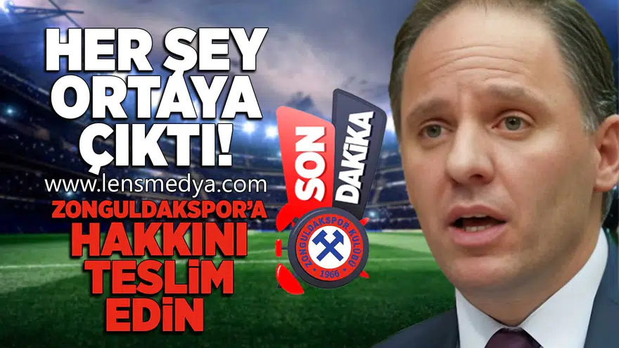 Her şey ortaya çıktı! Zonguldakspor'a hakkını verin!