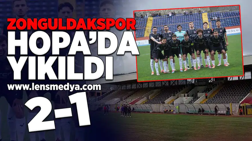Zonguldakspor Hopa'da yıkıldı!