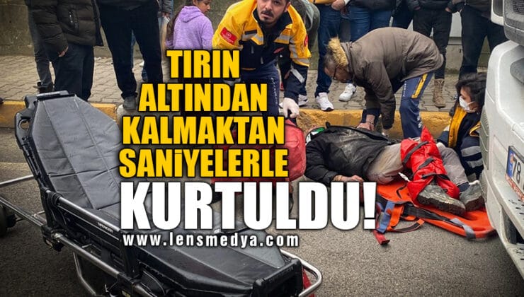 TIRIN ALTINDAN KALMAKTAN SANİYELERLE KURTULDU!