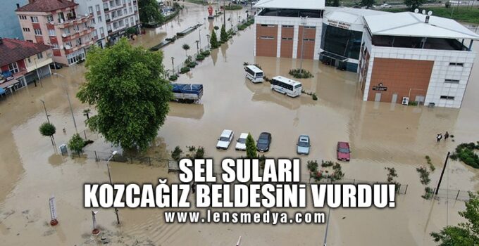 SEL SULARI KOZCAĞIZ BELDESİNİ VURDU!