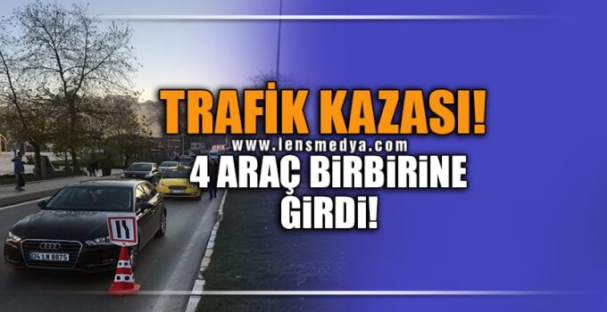 TRAFİK KAZASI KORKUTTU!