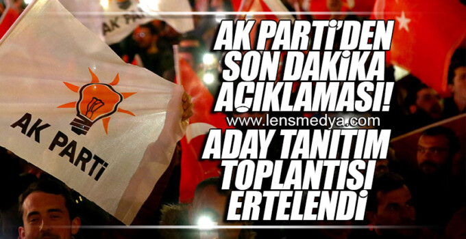 ADAY TANITIM TOPLANTISI ERTELENDİ!