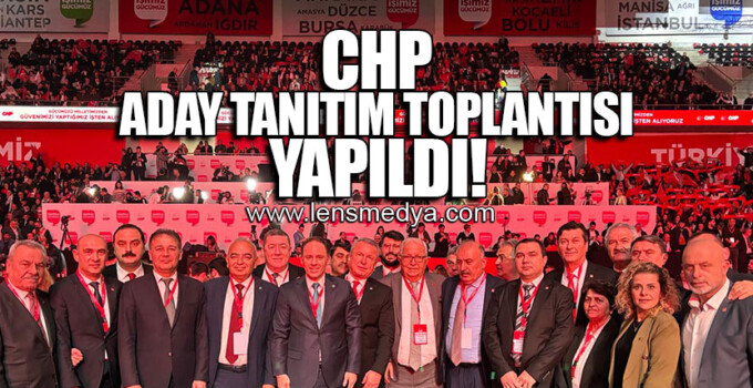 CHP ADAY TANITIM TOPLANTISI YAPILDI!