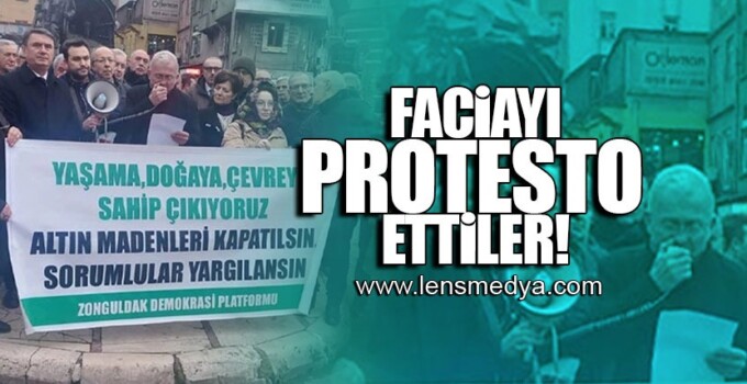 FACİAYI PROTESTO ETTİLER!