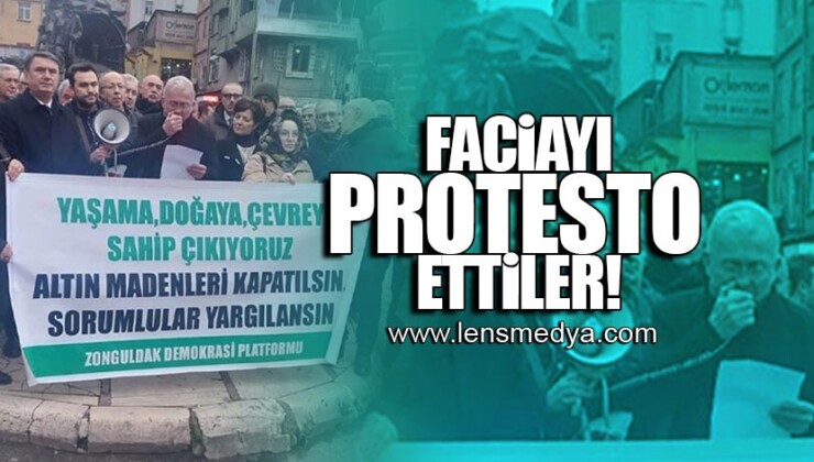 FACİAYI PROTESTO ETTİLER!