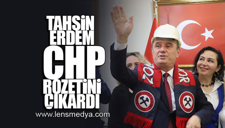 TAHSİN ERDEM CHP ROZETİNİ ÇIKARDI!